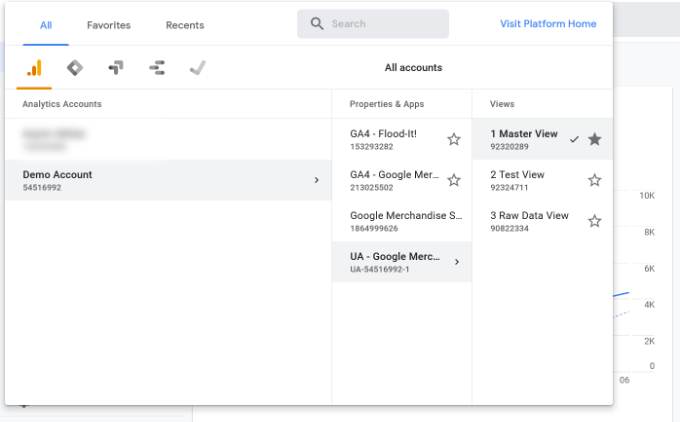 Wählen Sie Ihre Immobilie in Analytics aus – WPBeginner Select your property in analytics