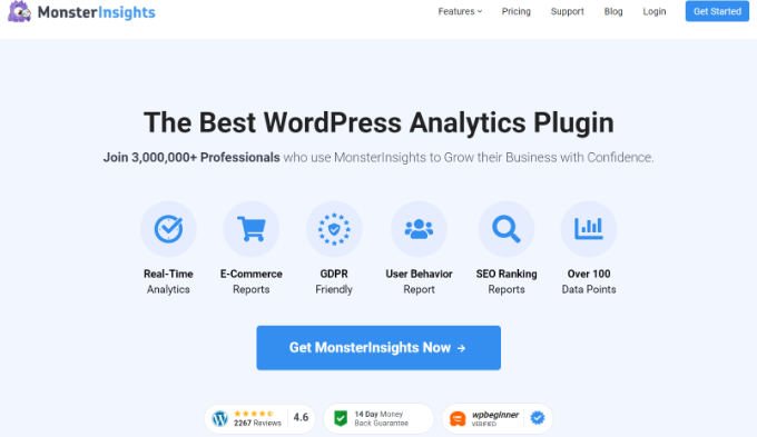 MonsterInsights - WPBeginner MonsterInsights