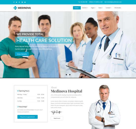 Medinova Health Medical HTML-Vorlage