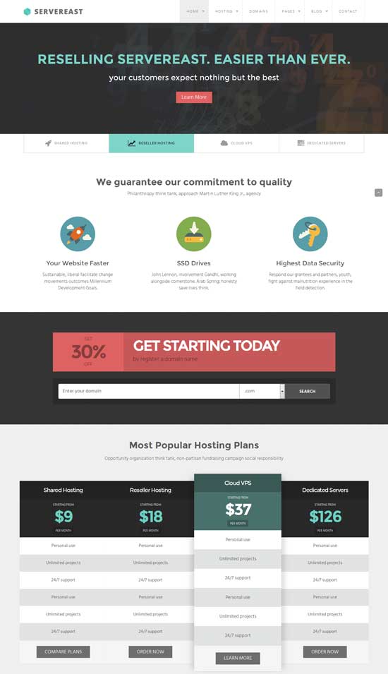 ServerEast-Web-Hosting-HTML-Template