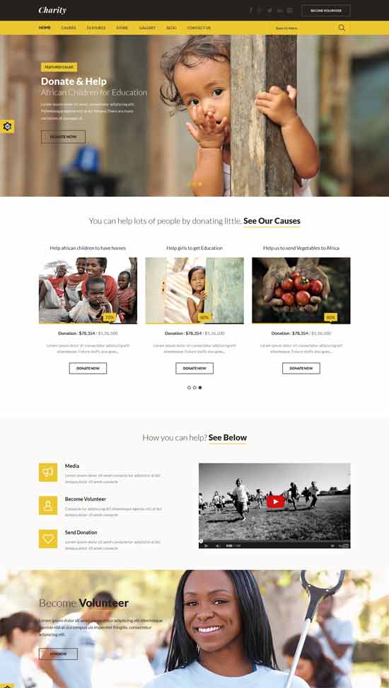 Charity-Nonprofit-Fundraising-HTML-Vorlage