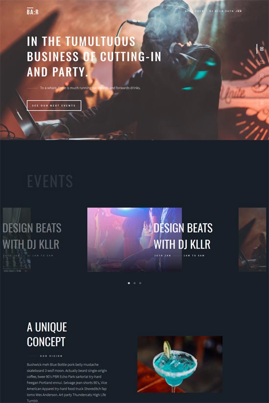 Bar-Nacht-Disco-Club-Vorlage