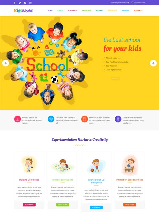 Kinder Welt Kinder Kinder Wordpress Thema