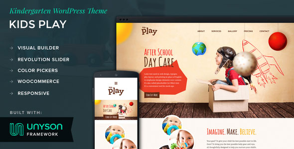 Kinderspiel - Kindergarten WordPress Theme