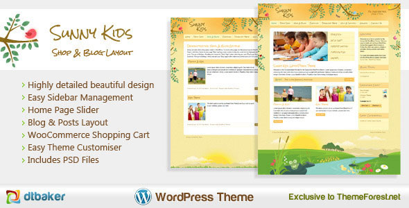 Sunny Kids Kreativer WooCommerce