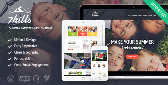 SevenHills – Sommercamp-WordPress-Theme
