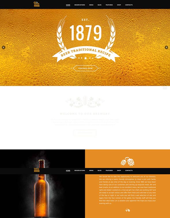 La Brasserie | Thème Brasserie / Pub / Restaurant