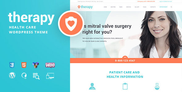 Terapie | Tema WordPress pentru sănătate și medicină