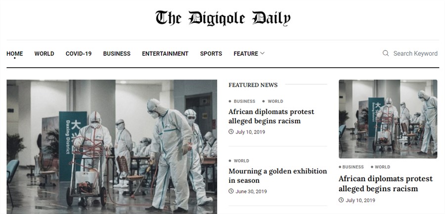 WodPress 最佳 Digiqole 报纸主题