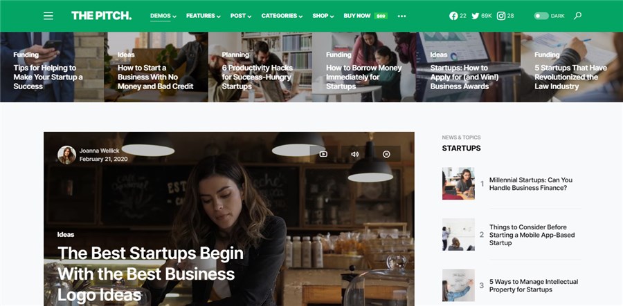 Networker 新闻网站 WordPress 的最佳主题