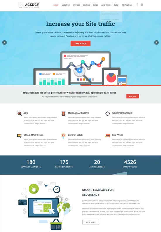 agenzia web design seo tema WordPress