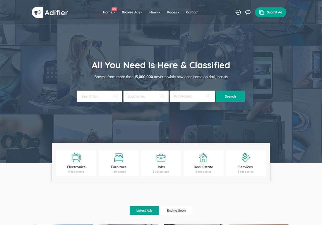 subasta tema de WordPress