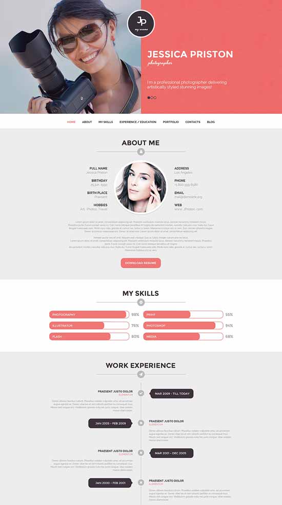 Fotograf-CV-WordPress-Temă
