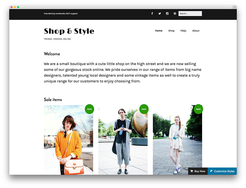 製作 WooCommerce 主題