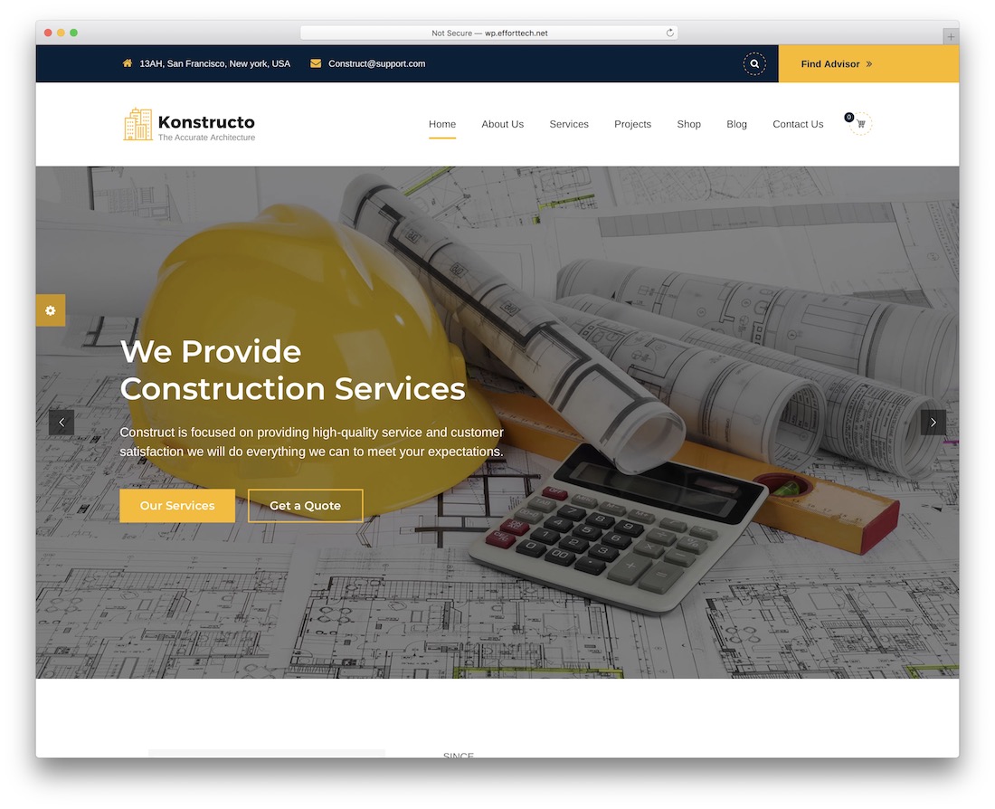 موضوع konstructo وورد للمهندسين المعماريين
