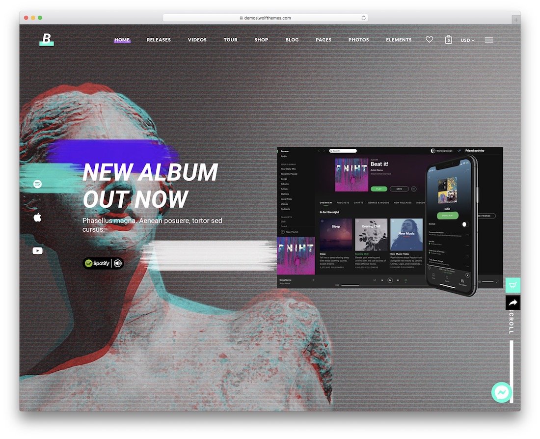 tema klub malam beatit wordpress