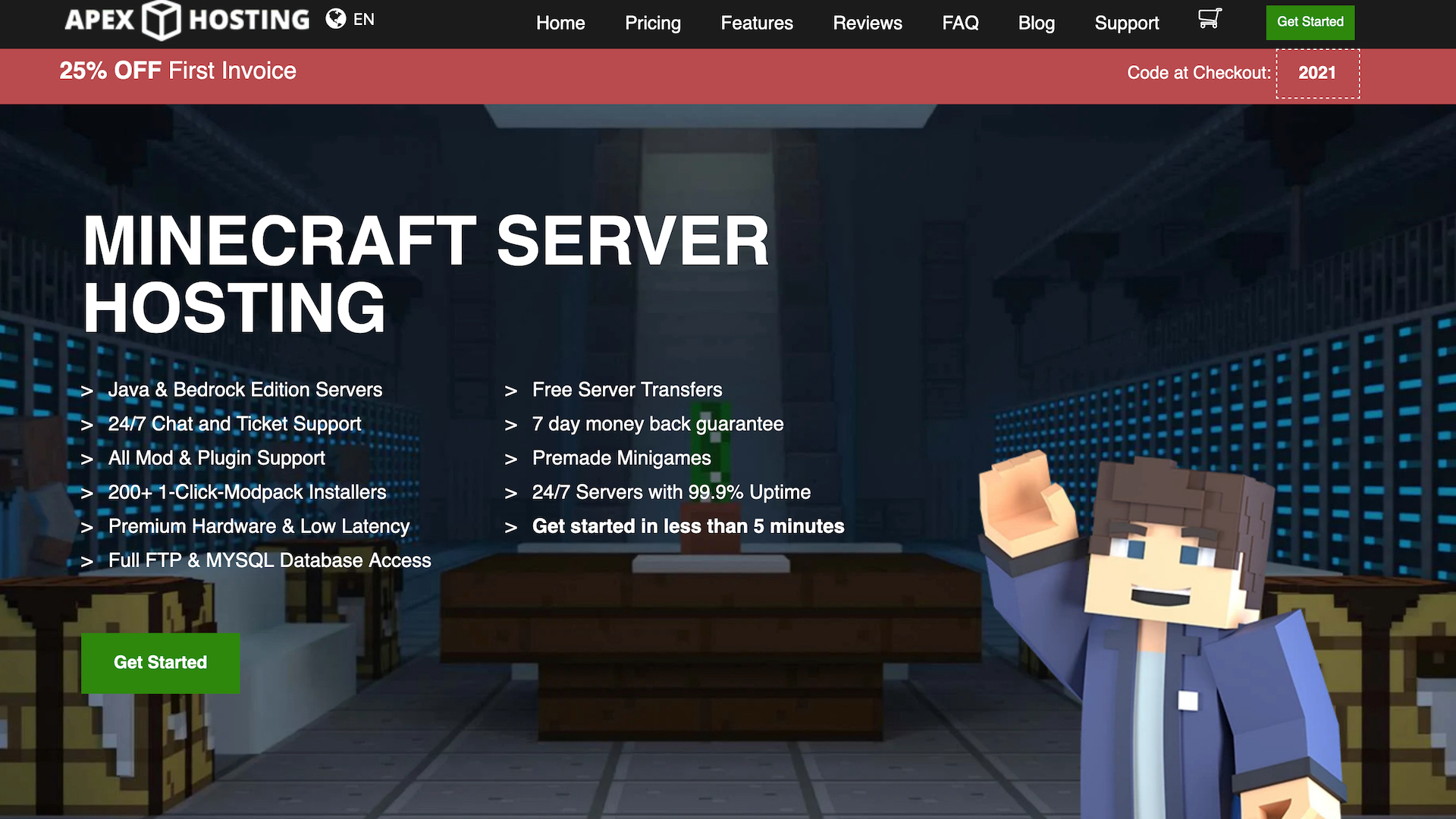 Apex 托管 Minecraft 托管