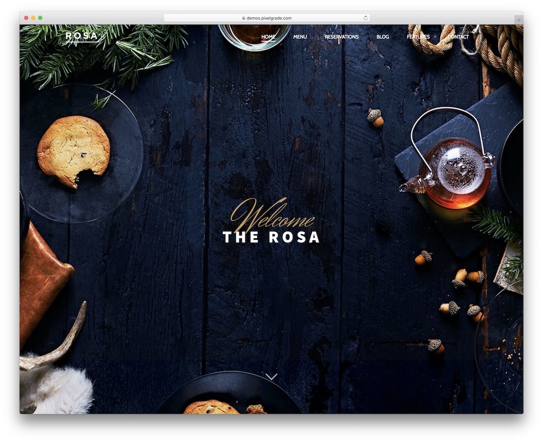 Tema wordpress di pasticceria gratuito rosa lite