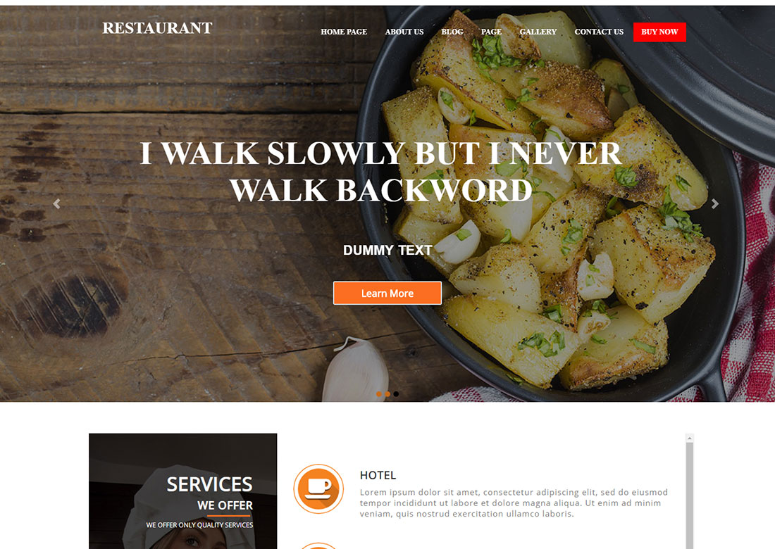 Ristorante alimentare