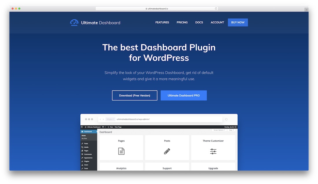 plugin wordpress de painel final
