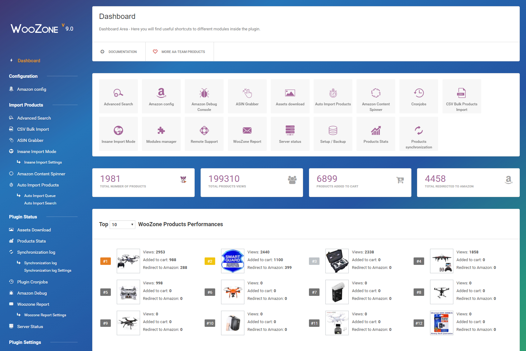 Afiliați Amazon receptivi WooCommerce