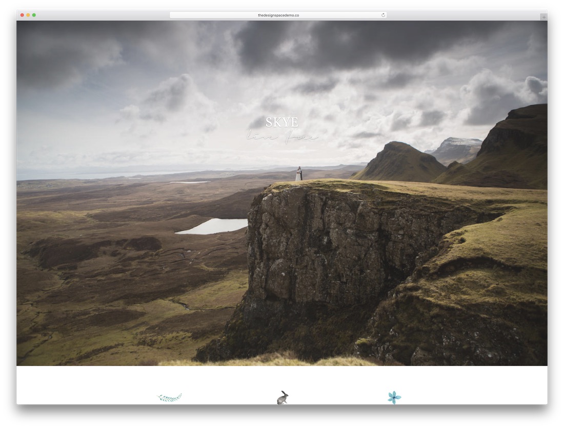 skye responsive divi child tema