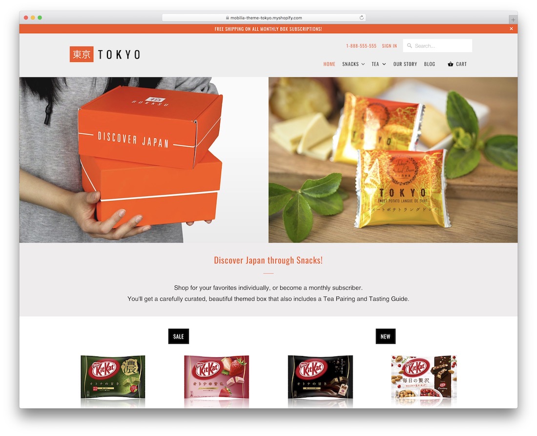 tema del ristorante mobilia shopify
