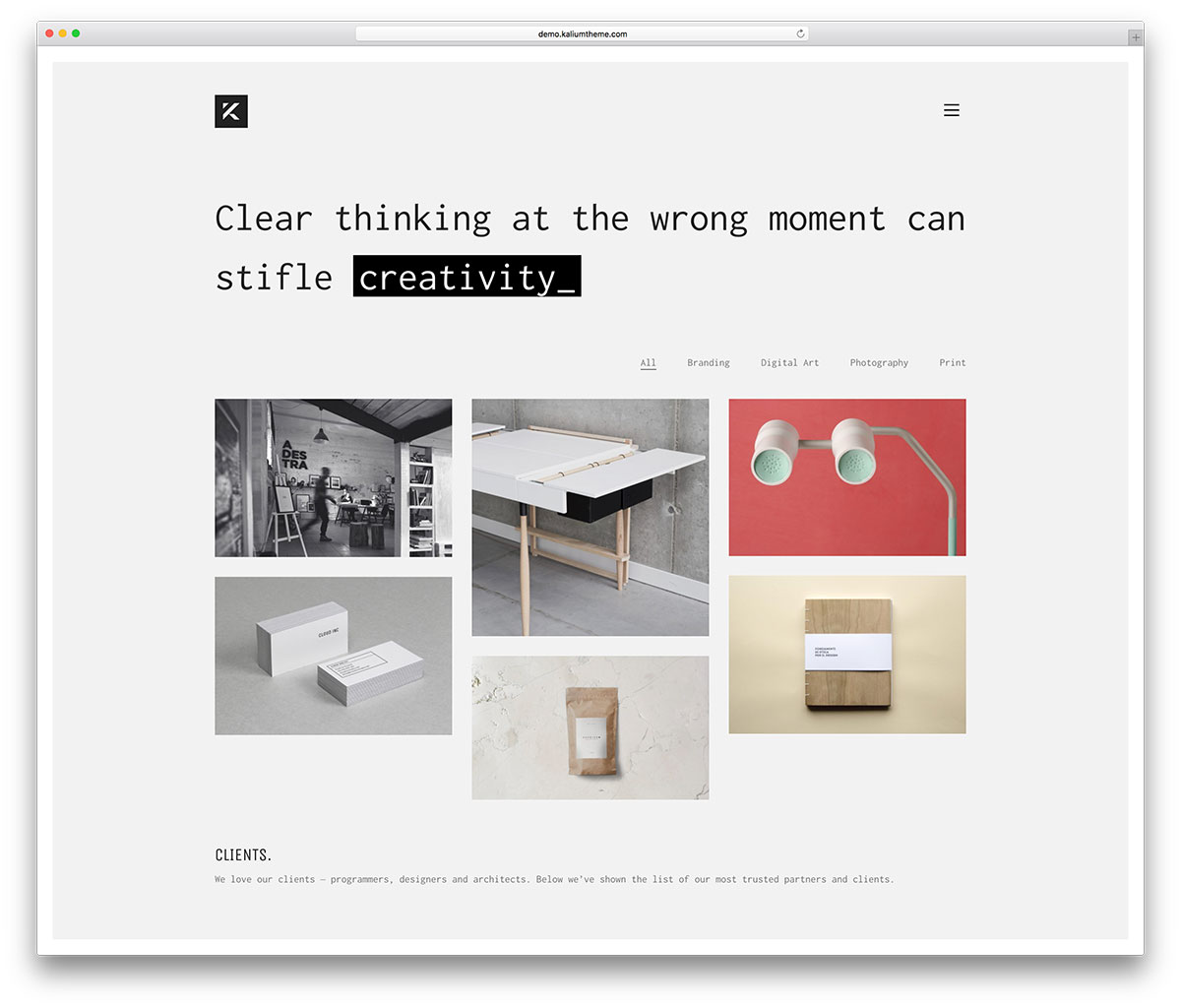 kalium-minimal-portfolio-wordpress-szablon-strony