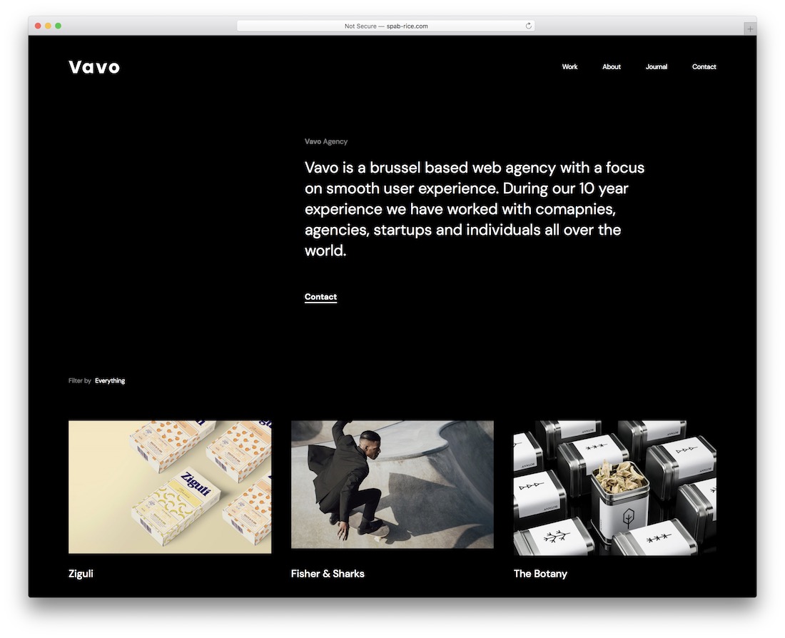 motyw wordpress vavo masonry