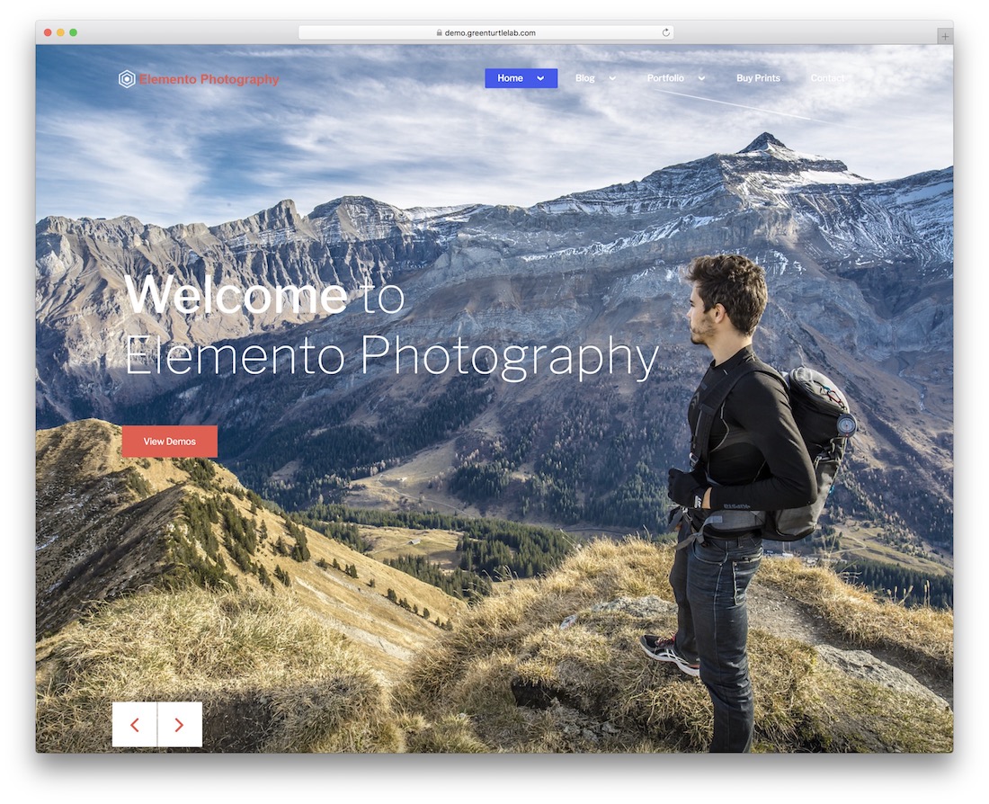 elemeno fotografi tema wordpress gratis