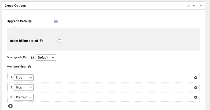 価格設定グループにメンバーシップを追加します Add memberships to your pricing group