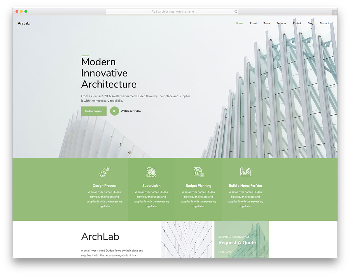 Archlab無料テンプレート