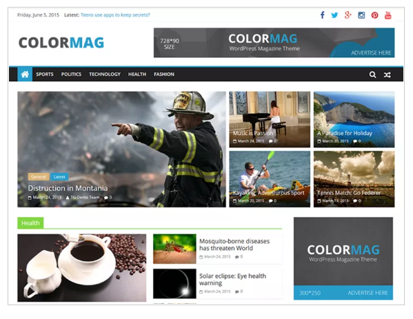 ColorMag teması