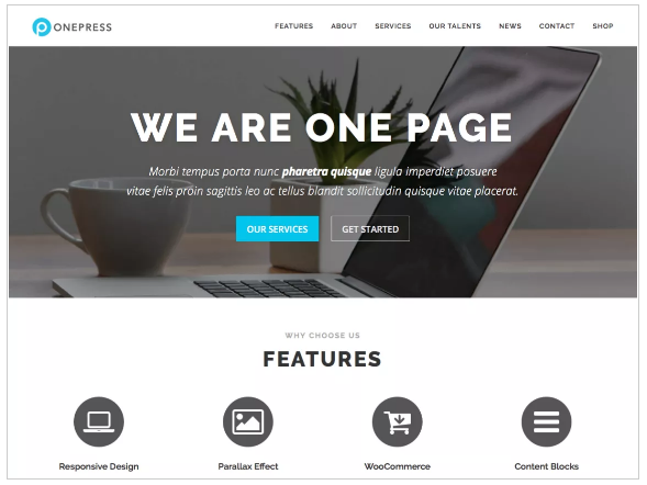 OnePress teması