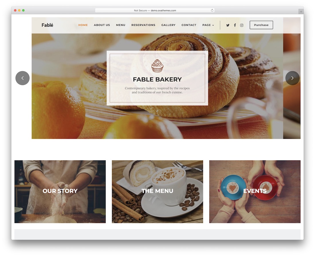 masal pasta dükkanları wordpress teması.