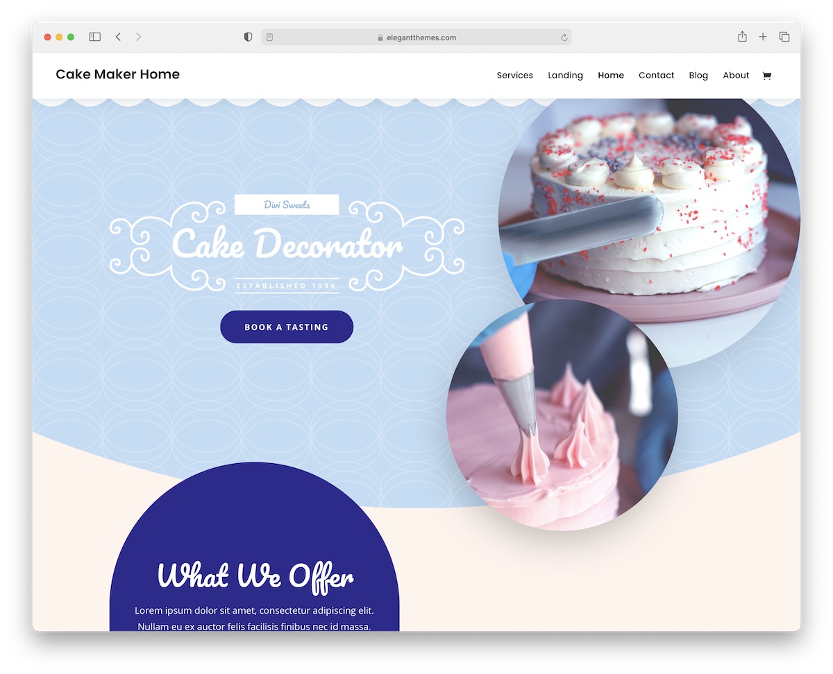 divi pasta dükkanları wordpress teması.