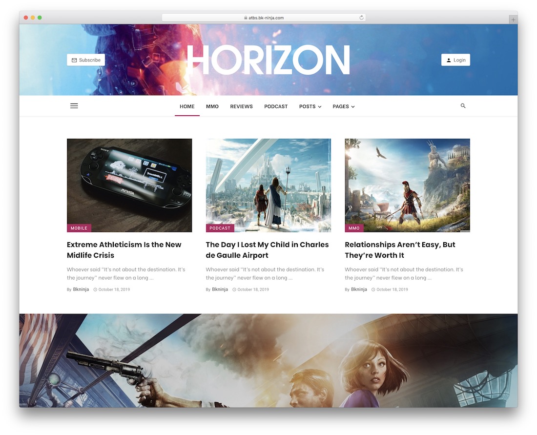 tema de wordpress de la revista ceris gaming
