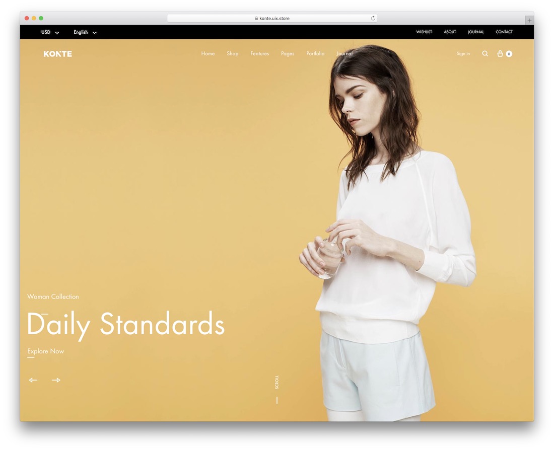 konte woocommerce WordPress-Theme