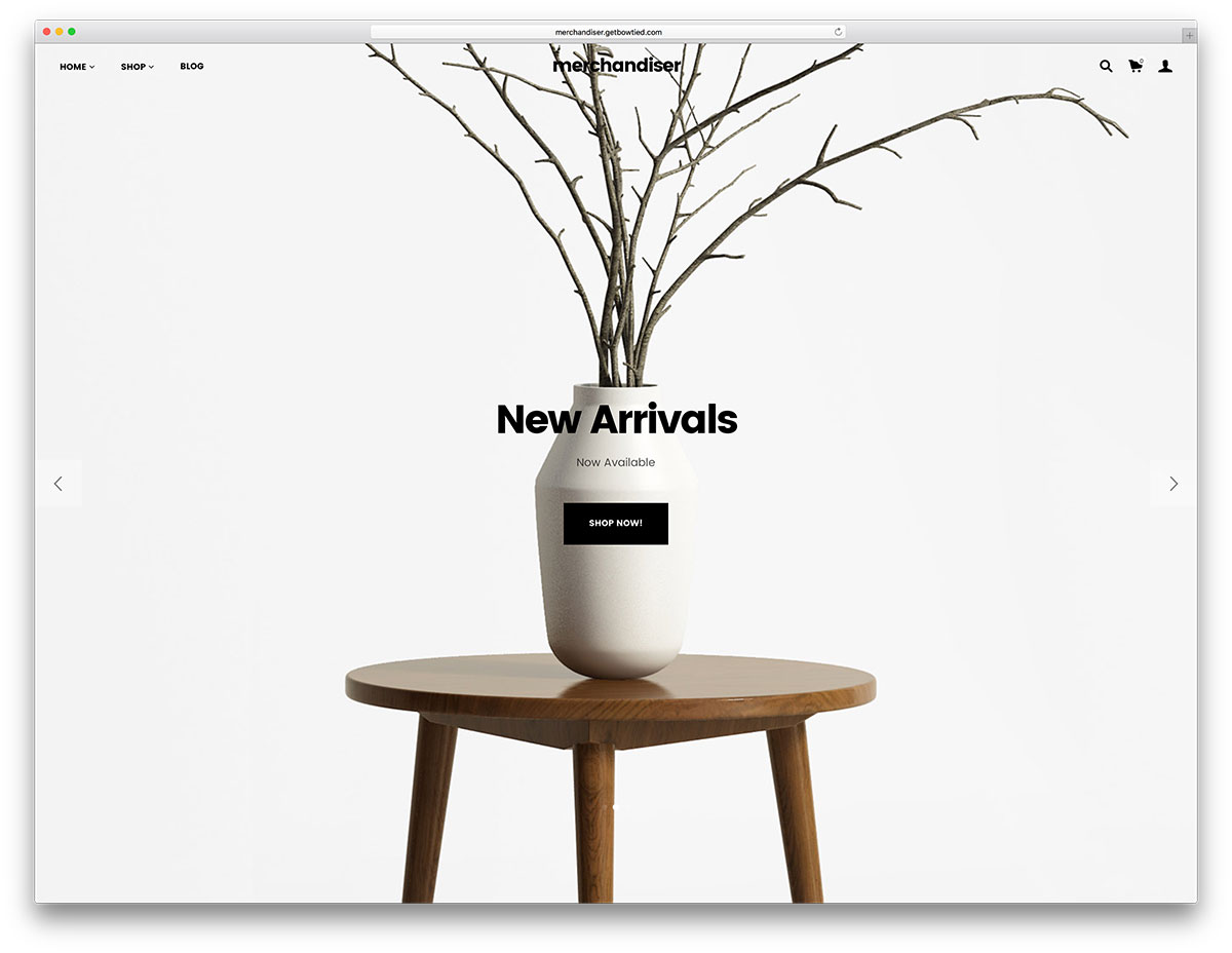 Merchandiser-Creative-WooCommerce-Website-Vorlage