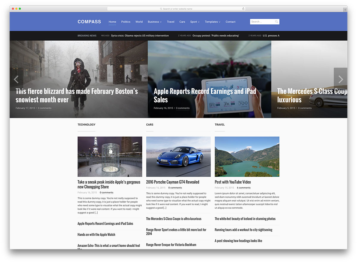 kompas-minimal-majalah-gaya-templat