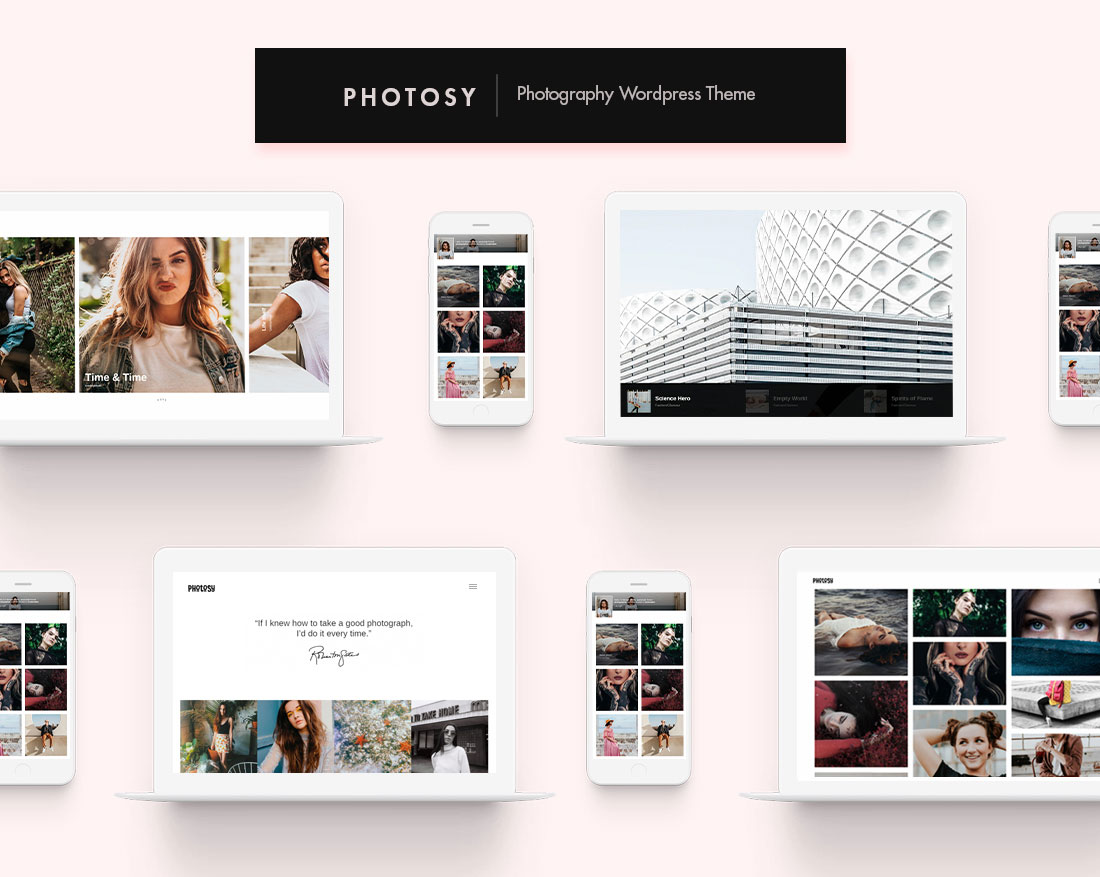 Il tema più personalizzabile per i fotografi