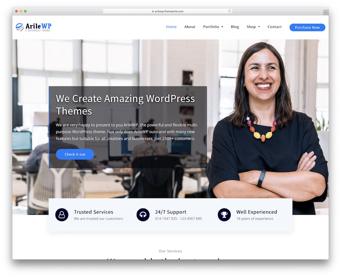 thème wordpress bootstrap gratuit arilewp