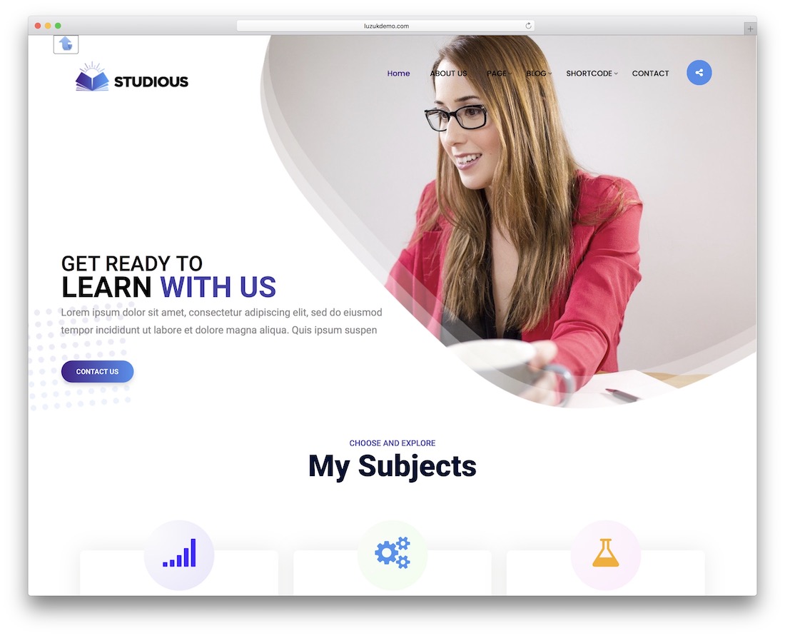 thème wordpress bootstrap gratuit pour tuteur privé