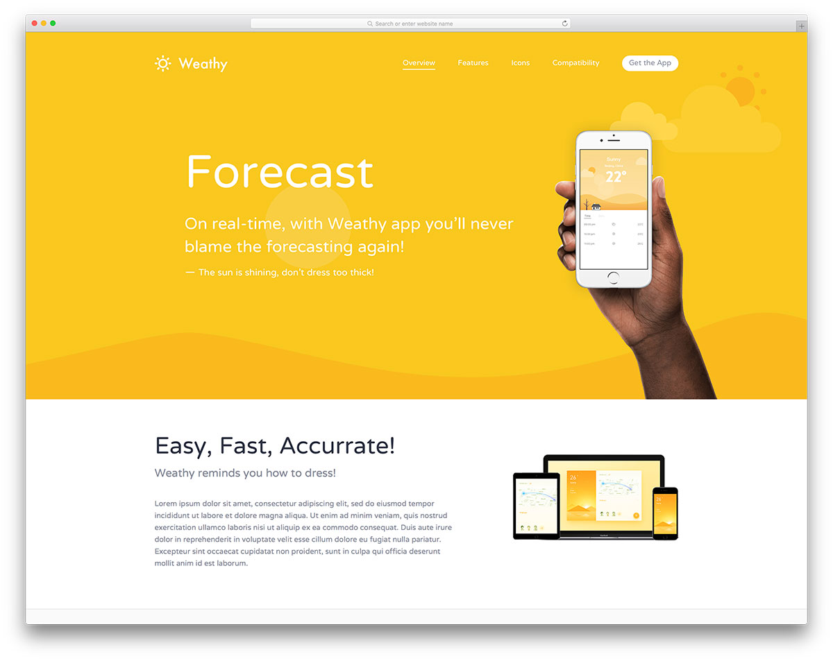 kalium - 應用程序展示 WordPress 主題