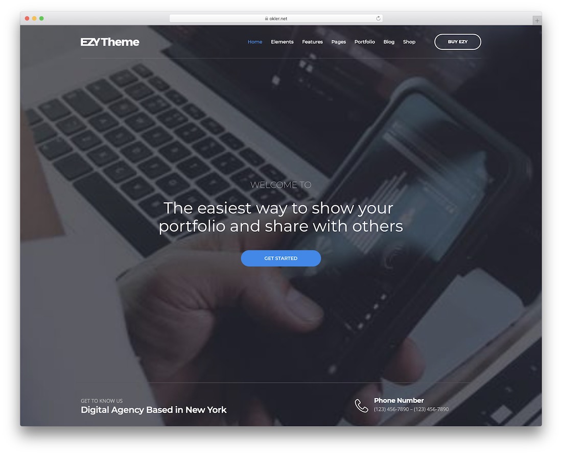 ezy 多用途 wordpress 主題