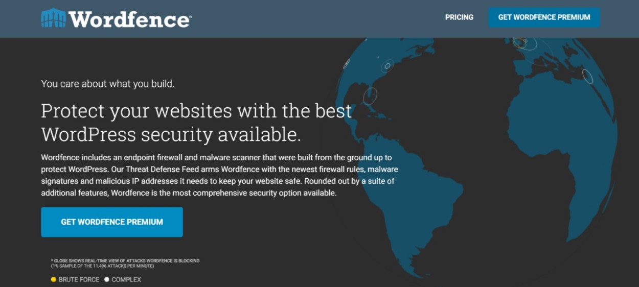 Wtyczka bezpieczeństwa Wordfence WordPress
