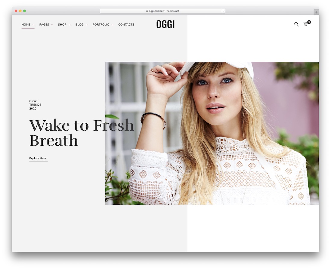 tema de wordpress de moda oggi