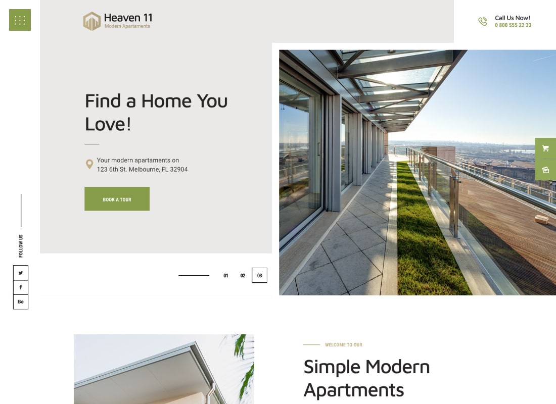 Himmel11 | Immobilien & Wohnung Immobilien WordPress Theme