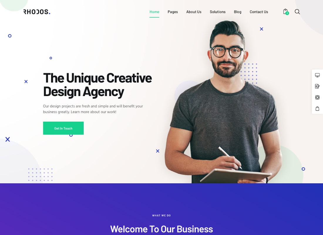 Rhodos | Ein kolossales Mehrzweck-WordPress-Theme für Business & Portfolio