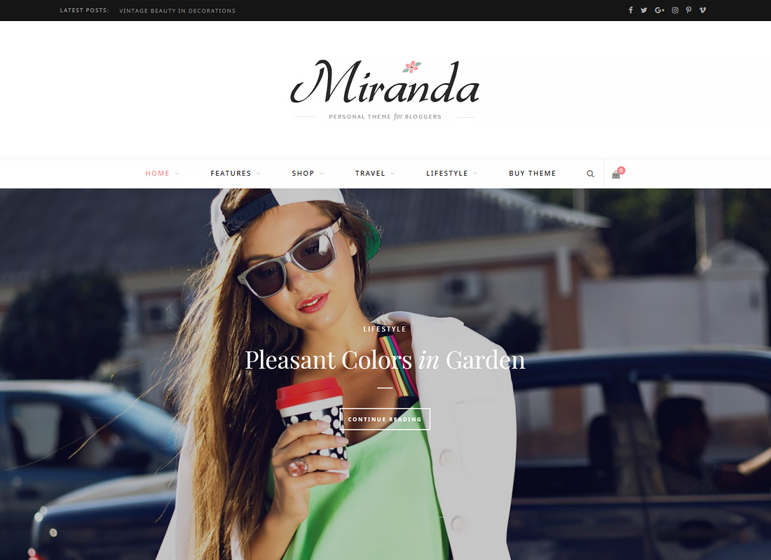 CheerUp Blog / Magazin - WordPress-Blog-Thema